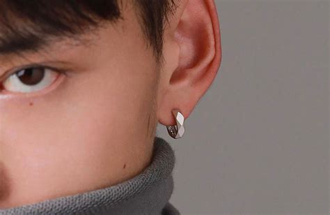 boucles d'oreilles homme